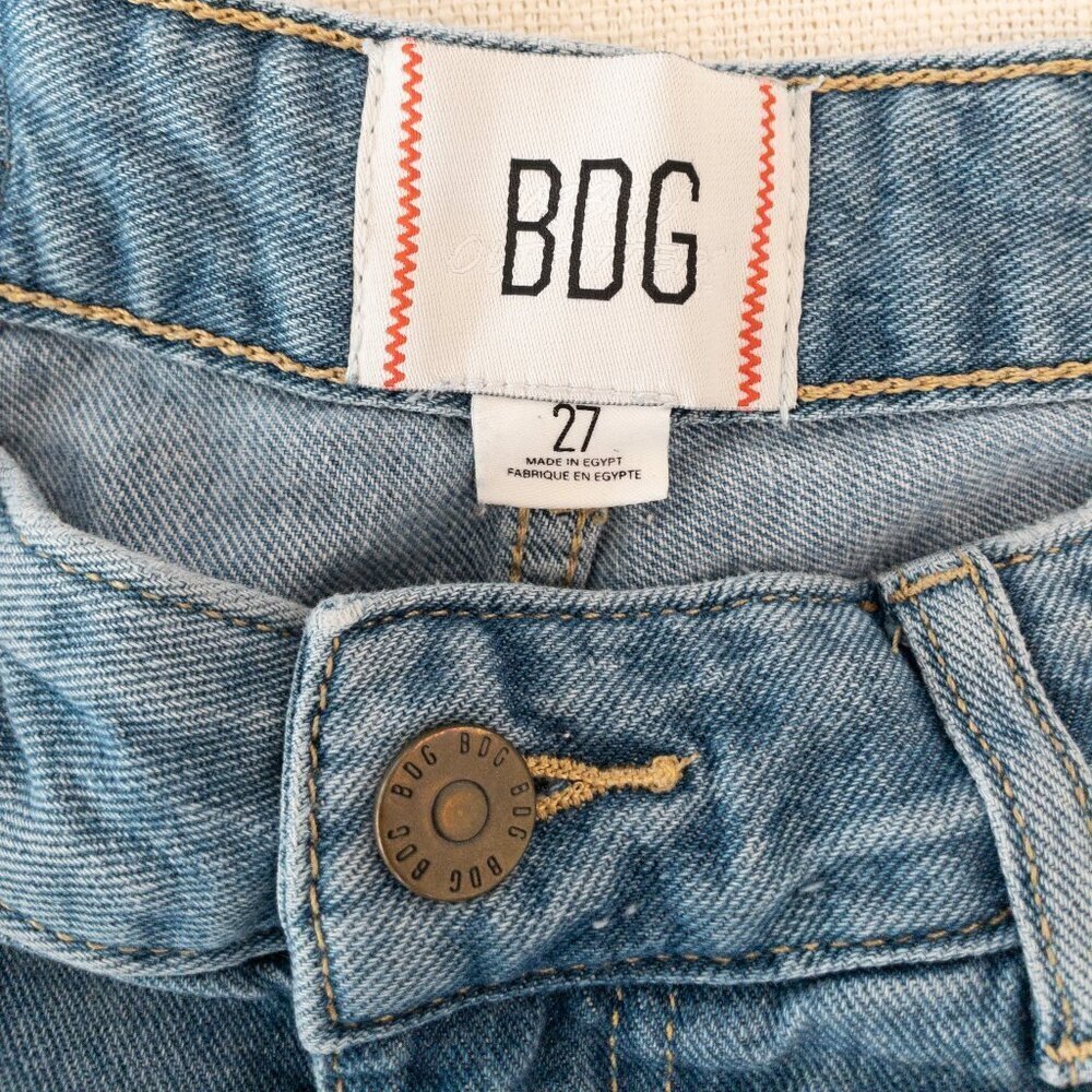 BDG High-Rise Wide-Leg Jeans | Size 27 | Light Wash Retro Denim - Picture 4 of 5
